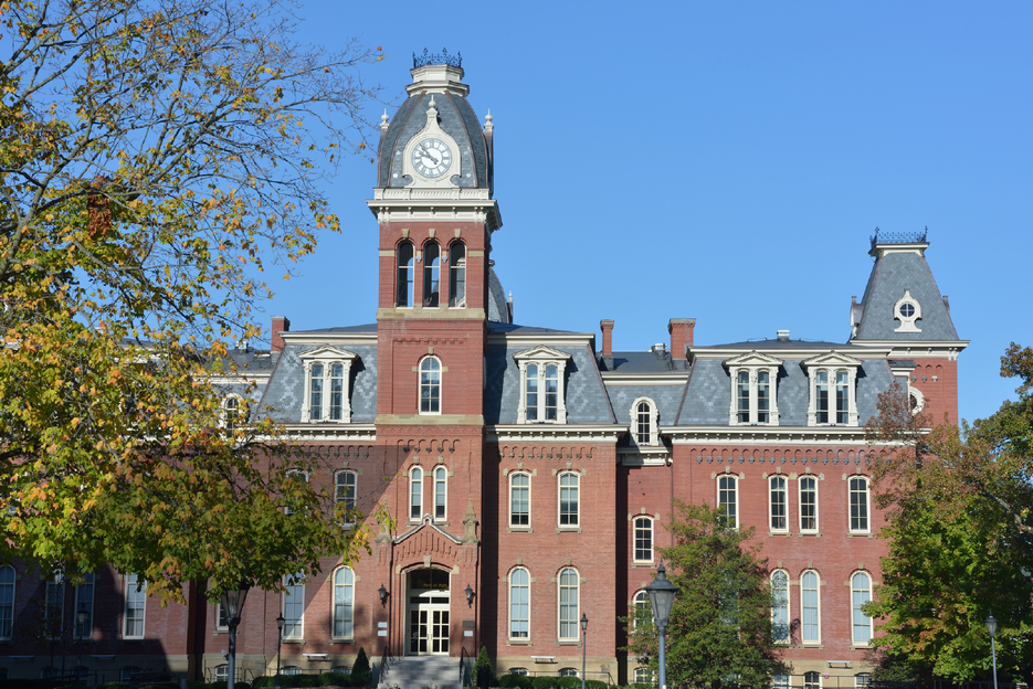 Image of Woodburn building on WVU's campus.