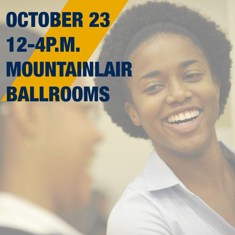 Grad Fair Graphic with Oct. 23 date and 12-4 p.m. time.